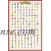Pokemon - TV Show / Gaming Poster / Print (Kanto 151 - All 151 Pokemons) (Size: 24" x 36") (Poster & Poster Strip Set)   
